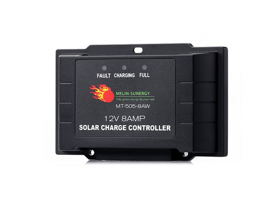 Buon prezzo 8A Controller di carica solare PWM intelligente IP65 Controller di carica solare impermeabile 12V in linea