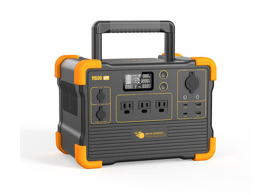 Generatore solare portatile a batteria al litio LFP compatto con inverter da 1200W e batteria da 614Wh