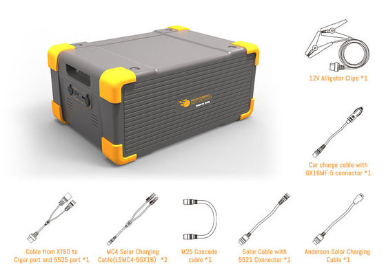 Buon prezzo 3072Wh Generatore esterno portatile Pacchetto batteria LiFePO4 Centrale solare portatile in linea