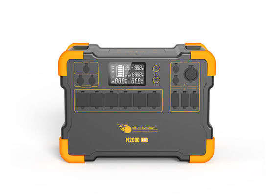 Invertitore di onde sinusoidali puro Batteria portatile al litio Generatore solare 1200W Pannello solare