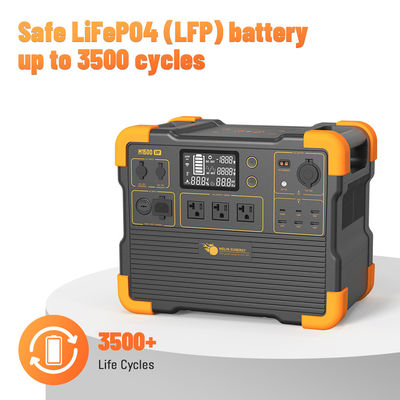 Buon prezzo Generatore di onde sinusoidali puro 2200W LiFePO4 Sistema di generatore solare portatile in linea