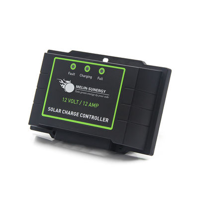 Buon prezzo 12A Compatto Agm Controller di carica solare impermeabile IP67 12V 24V Auto in linea