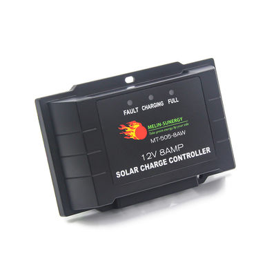 Buon prezzo 8A Smart 5 Stage PWM pannello solare regolatore controllo di carica 12V 24V tensione del sistema automatico in linea