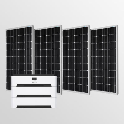 Buon prezzo 3150W LiFePO4 Sistema di accumulo di energia solare 6000 riciclaggi con 80A gamma di corrente fotovoltaica in linea