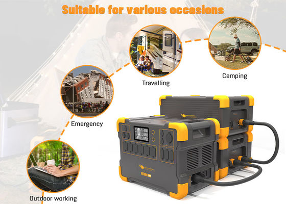LiFePO4 Portatile Generator Power Bank 3072Wh Capacità Batteria Pack