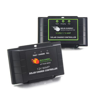 Compatto PWM regolatore di carica solare 8A 12V 24V Lifepo4 regolatore di carica solare