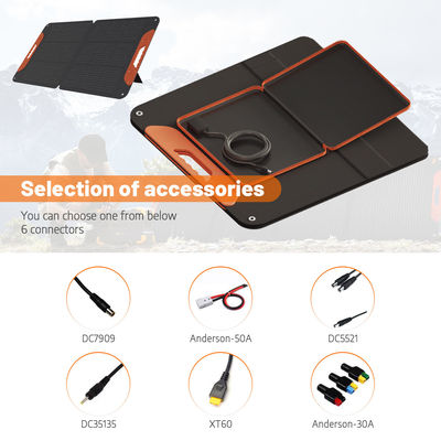 Buon prezzo Pannelli solari pieghevoli portatili da 120W con 3 anni di garanzia e uscita 6A per campeggio e camper in linea