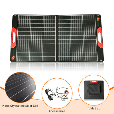 100W a prova d'acqua pannelli solari pieghevoli Energia rinnovabile pannello solare portatile da campeggio